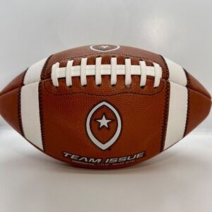 Team Issue Youth Size Football (Age 12-14) Ball Brown High Tack Leather NEW